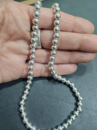 Gargantilla Plata Bolas 6mm