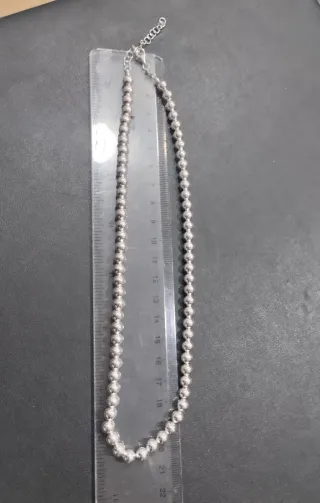 Gargantilla Plata Bolas 6mm