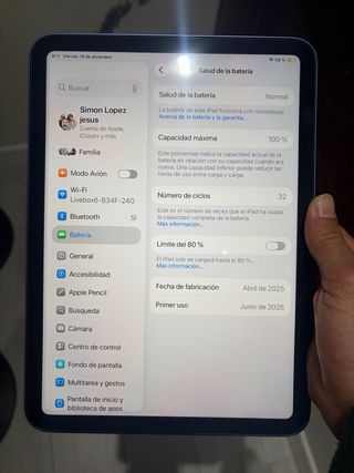 iPad 11ª Gen Azul Nuevo