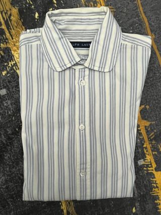 Camicia Ralph Lauren Donna Righe Blu/Bianco