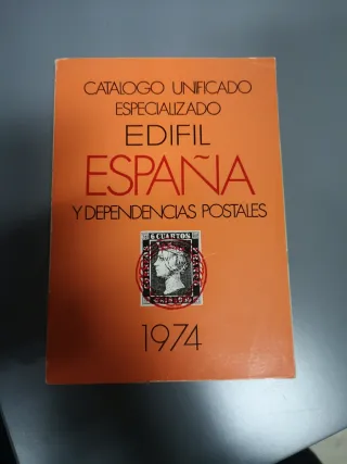 Catálogo Sellos Edifil España 1974