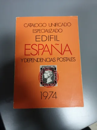 Catálogo Sellos Edifil España 1974