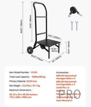 Soporte plegable para silla plegable - Vevor