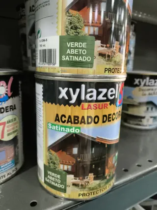 Xylazel Lasur Sol Satinado Verde Abeto 9x750ml