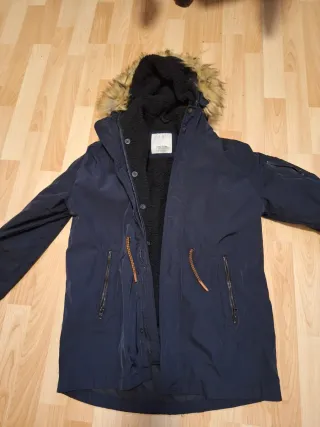 Chaqueta Zara Kids niño azul. 10 años