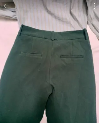Pantalón vestir mujer verde