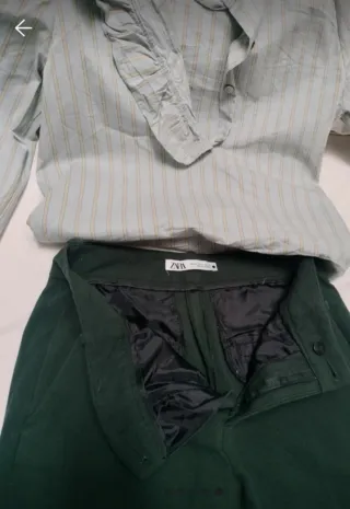 Pantalón vestir mujer verde