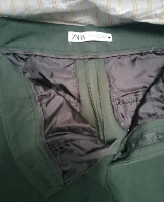 Pantalón vestir mujer verde