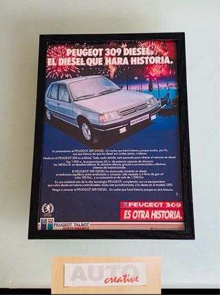 PEUGEOT 309 nuevo ocasion despiece completo cartel