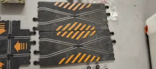 Scalextric Exin tramos de pistas y Piezas