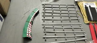 Scalextric Exin tramos de pistas y Piezas