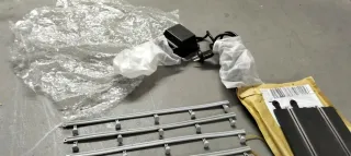 Scalextric Exin tramos de pistas y Piezas