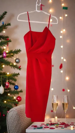 Vestido de fiesta rojo