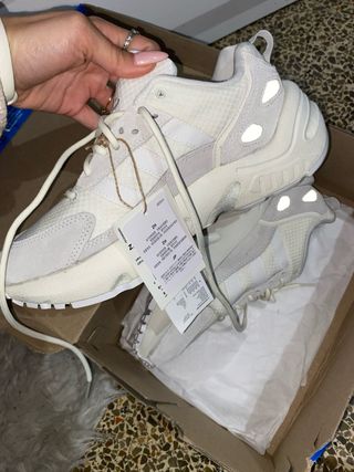 Adidas Beige/Blanco Zapatillas Deportivas