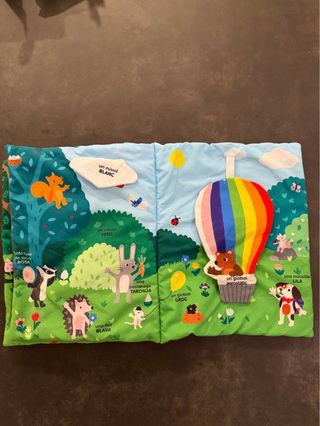 El libro sensoral para bebe