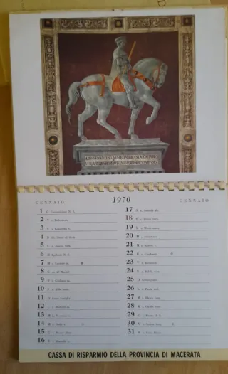 Calendari Arte Vintage 1970 1975