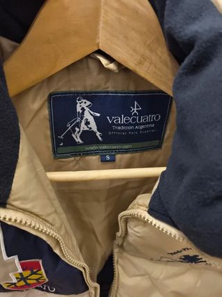 Chaleco Valecuatro Hombre Beige y Azul