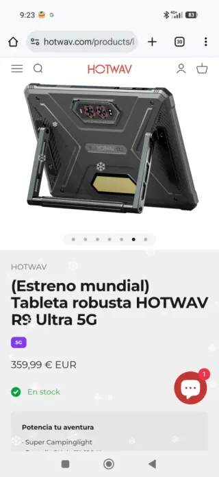 HOTWAV R9 ULTRA Tablet 512GB 24GB RAM precintada