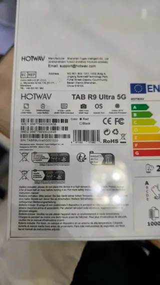 HOTWAV R9 ULTRA Tablet 512GB 24GB RAM precintada