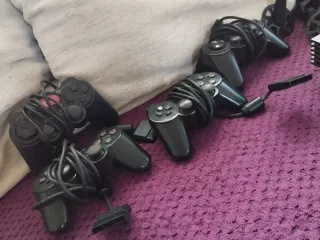 Ps2 Negra + Mando + Memory Card + PES 2013