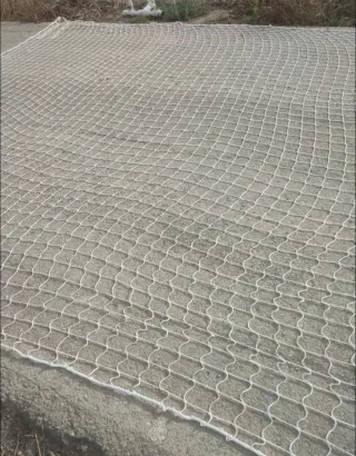 Red de seguridad obra 5x11m blanca