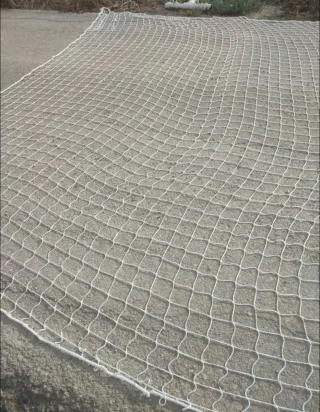 Red de seguridad obra 5x11m blanca