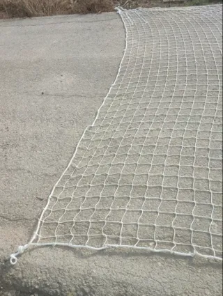 Red de seguridad obra 5x11m blanca