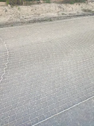 Red de seguridad obra 5x11m blanca