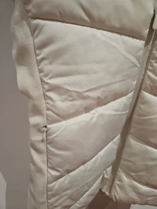 Chaleco Zara Talla M Beige