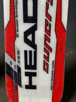 Esquís Head Supershape 165cm