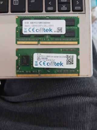 2x 4GB DDR3 SODIMM Offtek Memoria RAM