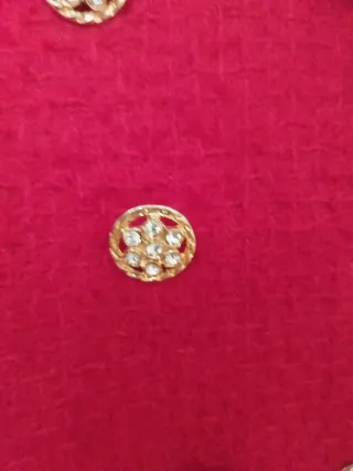 Traje Rojo Tweed Angelo Ferretti