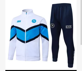 Chándal EA7 Nápoles Azul y Blanco. Talla 18 niño.