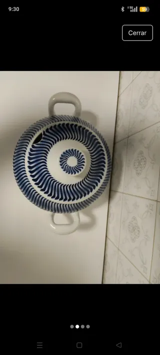 Sopera Sargadelos Porcelana Azul y Blanca