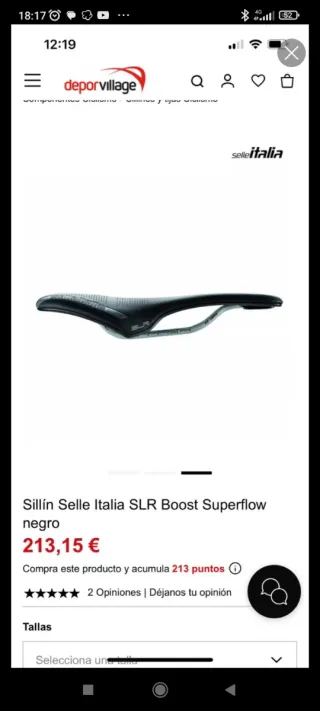 Sillín Selle Italia SLR Superflow Boost Titanio..