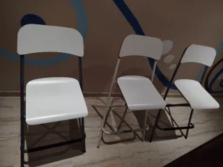 Seggioloni pieghevoli Ikea FRANKLIN bianchi