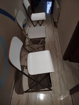 Seggioloni pieghevoli Ikea FRANKLIN bianchi