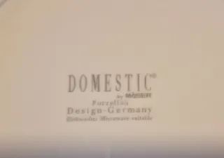 Vajilla Porcelana Navidad DOMESTIC by MÄSER.