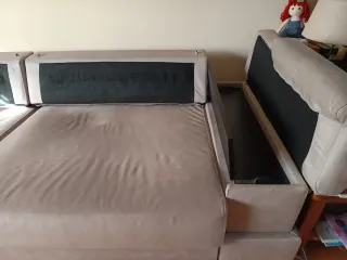 Sofá modular extensible y regulable