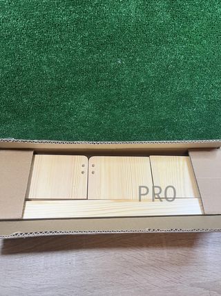 Juego de 3 estantes de madera NATURE SUPPLIES