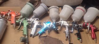 Pistole per verniciare di varie marche