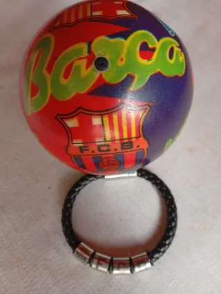 Pelota y pulsera FCB barça