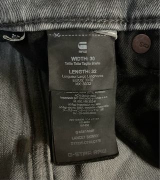 Pantalón vaquero de hombre de G-Star Raw (W30/L32)