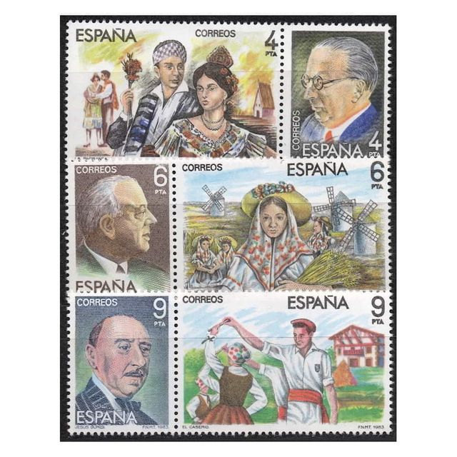 España 1983 Serie Maestros Zarzuela