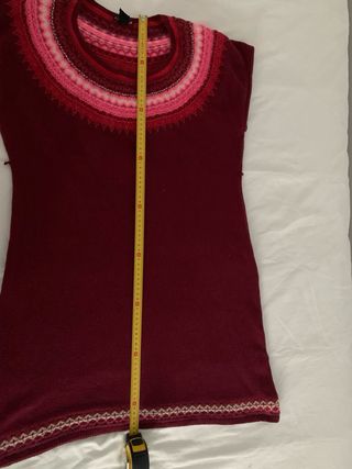 Vestido premamá con angora