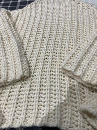 Jersey Zara Oversize Beige