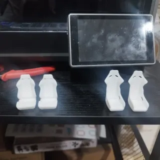 Asientos Coche 1/24 Maqueta