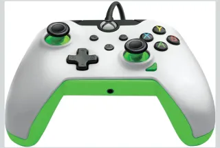 Mando Xbox PDP Neon White Compatible Pc