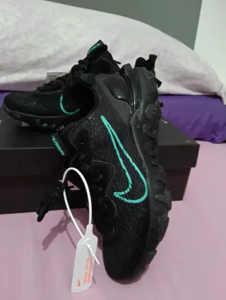 Nike React Vision Negro/Turquesa