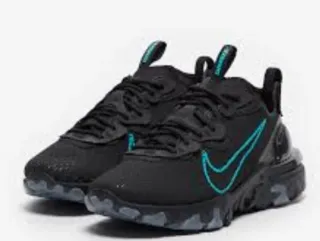 Nike React Vision Negro/Turquesa
